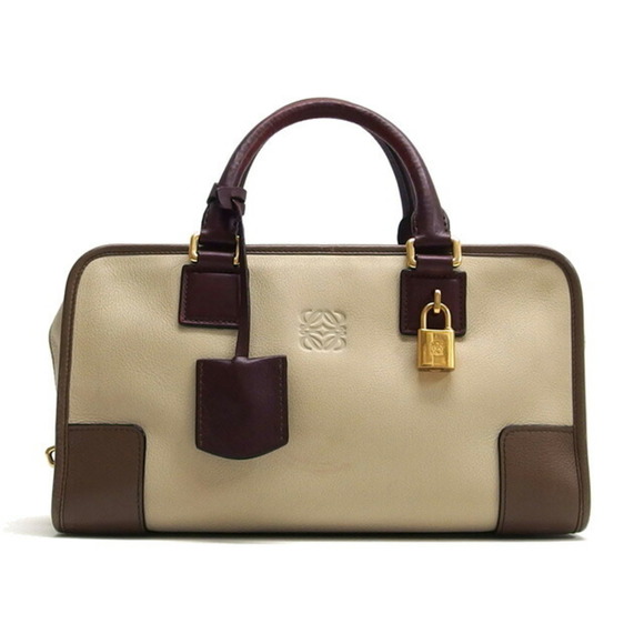 LOEWE Brown Boston Bag - Picture 1 of 11